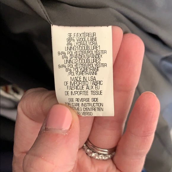 Theory Blazer, barely worn, gray, size 4, slim fit - Picture 6 of 6